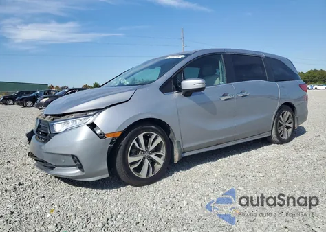 2022 Honda Odyssey Touring из США, поврежденный, VIN 5FNRL6H85NB021396
